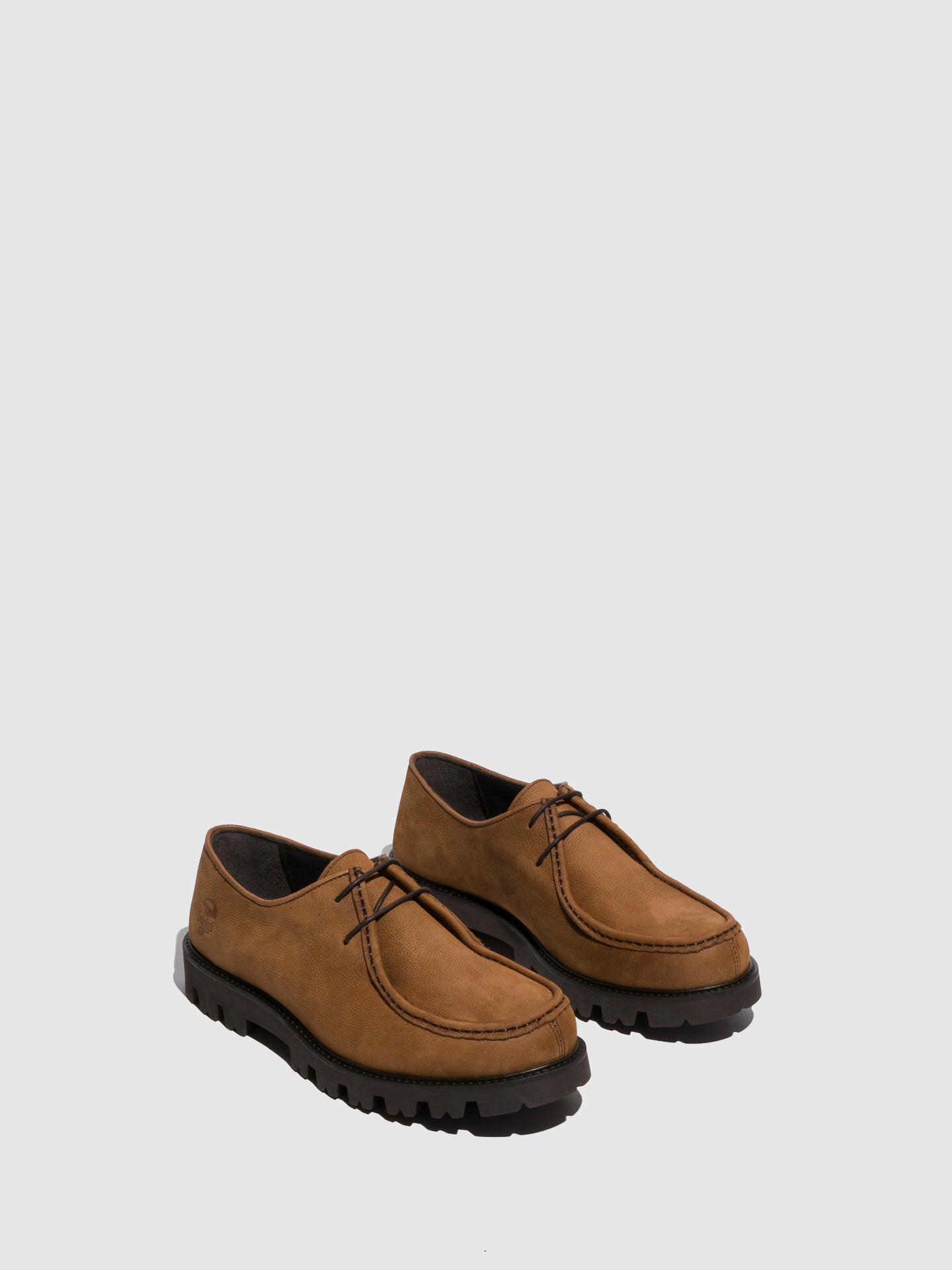 Fungi Sapatos com Atacadores em Camel